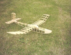 Segelflugmodell RHÖN im Rohbau