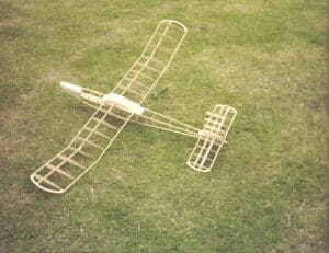 Segelflugmodell RHÖN im Rohbau
